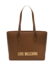 LOVE MOSCHINO BOLD LOVE Bolso shopping al hombro camello - Bolsos Mujer - 1