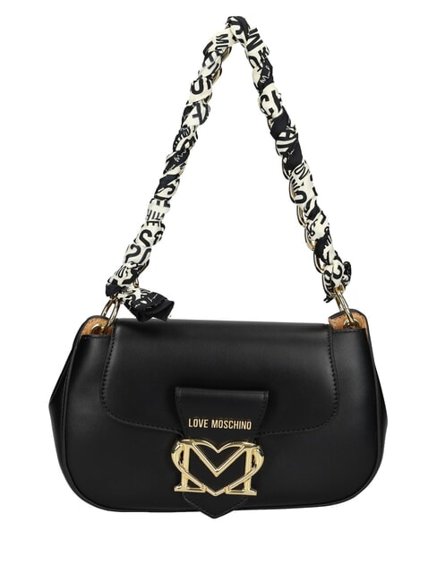 LOVE MOSCHINO ANCHOR Bolso de hombro, con correa para el hombro negro - Bolsos Mujer