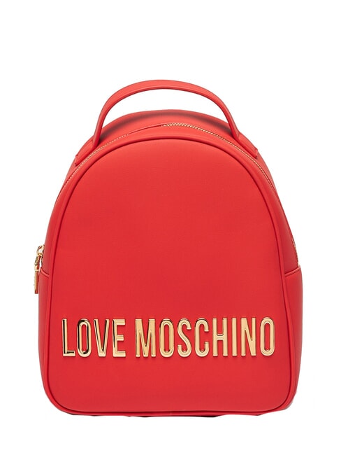 LOVE MOSCHINO GOLD LETTERING Mochila ROJO - Bolsos Mujer