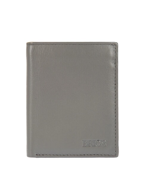 BRIC’S BERNINA Tarjetero de piel para 6 tarjetas GRIS - Carteras Hombre