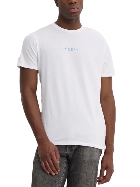GUESS BASIC Camiseta con estampado del logotipo 4G purwhite - camiseta