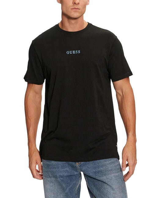 GUESS BASIC Camiseta con estampado del logotipo 4G jetbla - camiseta
