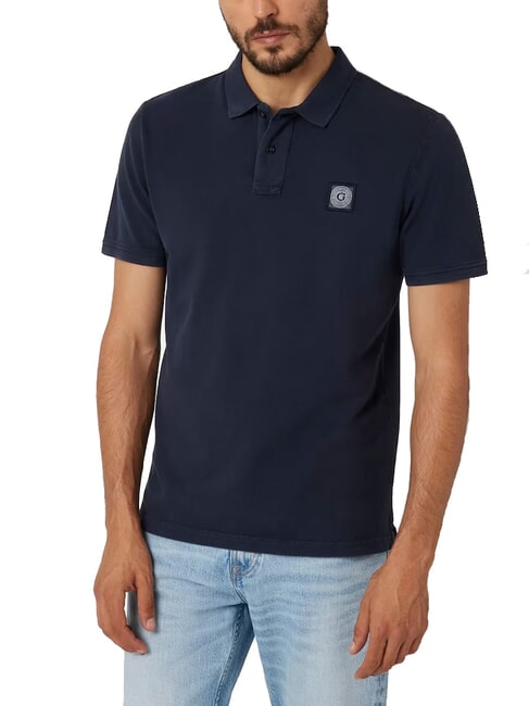 GUESS WASHED  Polo de manga corta smartblue - camisa polo