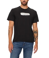 GUESS METALLIC LOGO Camiseta con estampado en relieve - camiseta