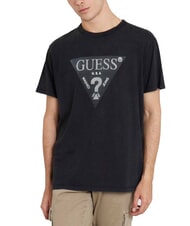 GUESS TRIANGLE Camiseta de algodón con estampado - camiseta