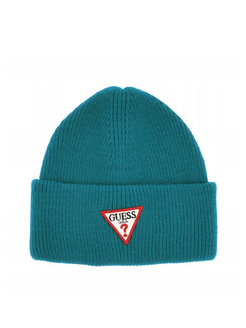 GUESS PATCH TRIANGOLO Sombrero con puños gris - Sombreros