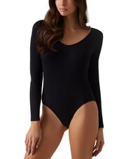 GUESS TESSA Body de canalé de manga larga - camiseta