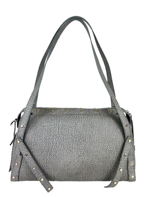 BORBONESE METROPOLE COATED  Bolsa de hombro gris arcilla - Bolsos Mujer