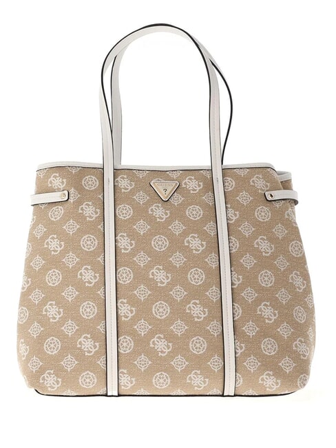 GUESS BEYZA  Bolso de hombro logotipo blanco - Bolsos Mujer