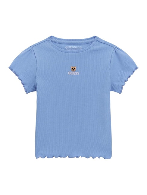 GUESS KIDS Camiseta con bordado de cerezas primavera azul - Camiseta niño