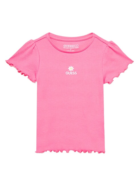 GUESS KIDS Camiseta con bordado de cerezas rosa caramelo - Camiseta niño