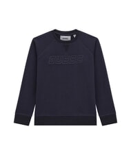 GUESS MINI ME KIDS Sudadera de cuello redondo con logo en relieve a753 mar profundo - Sudadera Bebé - 1