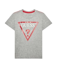 GUESS KIDS Camiseta de algodón con estampado de triángulos - Camiseta niño