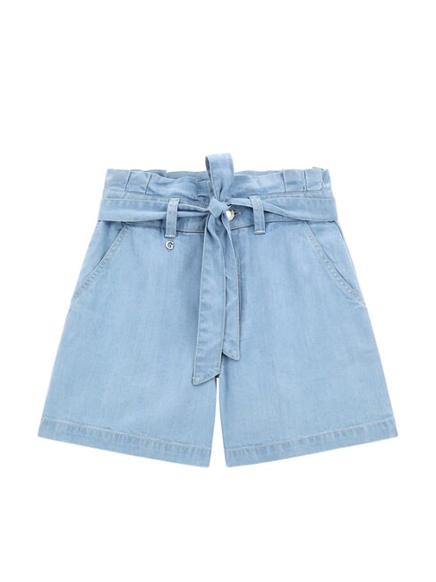 GUESS MINI ME KIDS Bermudas con lazo luz de calma - pantalones para niños