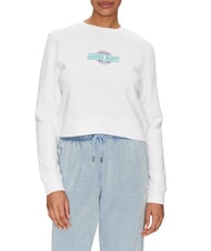 GUESS JEANS CN CROP Sudadera de algod&oacute;n purwhite - Sudaderas de mujer - 1