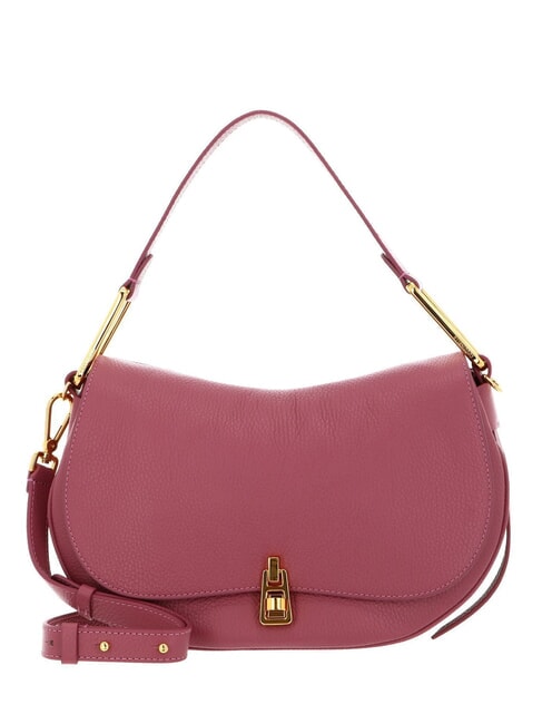 COCCINELLE MAGIE SOFT Bolso bandolera de piel con bandolera rosa pulpa - Bolsos Mujer
