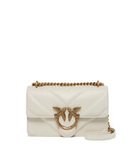 PINKO LOVE ONE MINI Bolso de napa acolchado Chevron - Bolsos Mujer