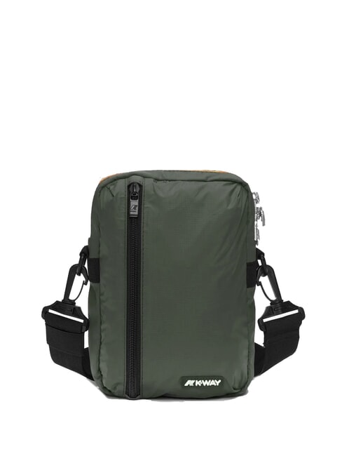 KWAY BARBITON Bolsa de nailon verde negruzco - Bandoleras Hombre
