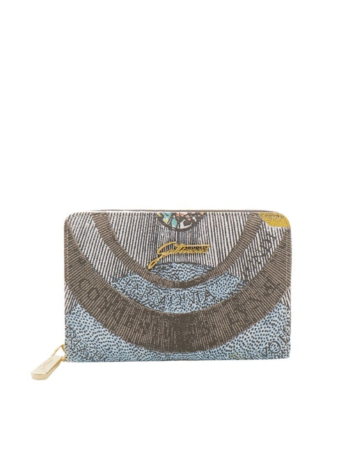 GATTINONI PLANETARIUM Monedero mediano tipo billetera Luna/blanca - Carteras Mujer