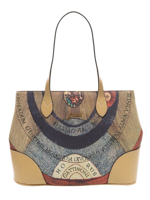 GATTINONI PLANETARIUM Bolso de hombro mediano clásico/beige - Bolsos Mujer