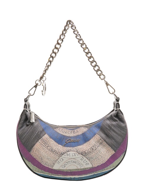 GATTINONI PLANETARIUM Bolso hobo con forma de media luna y correa para el hombro noche/negro - Bolsos Mujer