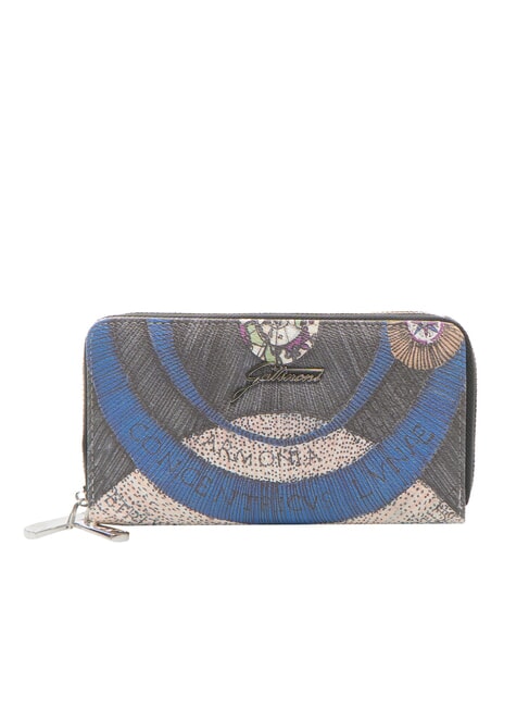 GATTINONI PLANETARIUM Cartera grande con doble cremallera noche/negro - Carteras Mujer