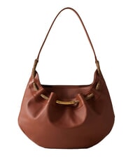 BORBONESE FILO Bolso de hombro, de piel Coco - Bolsos Mujer - 1