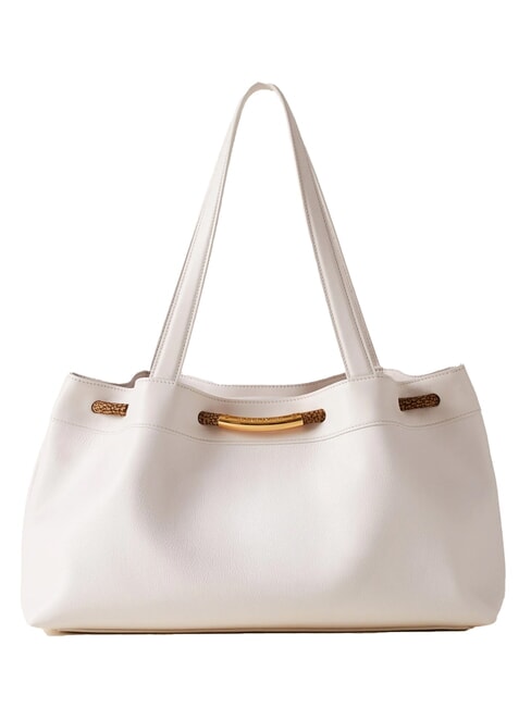 BORBONESE FILO  Bolso de hombro, de piel blanco - Bolsos Mujer