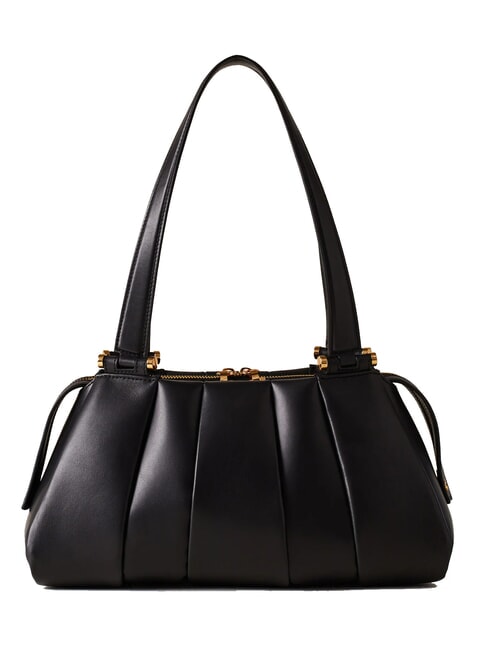 BORBONESE L ECLAIR  Bolso de hombro, en piel negro - Bolsos Mujer