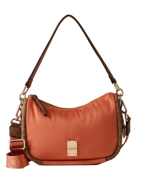 BORBONESE CAHIER  Bolso de hombro, con correa para el hombro mandarina/op natural - Bolsos Mujer