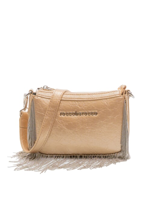 ROCCOBAROCCO FRINGES Bolso de hombro con flecos oro - Bolsos Mujer