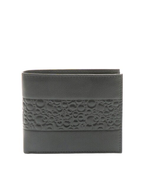 ROCCOBAROCCO VERTIGO Cartera de piel con monedero negro - Carteras Hombre