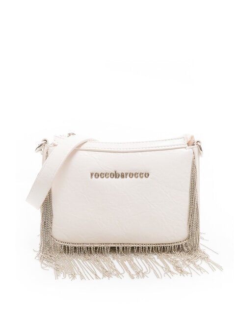 ROCCOBAROCCO FRINGES Bolso de hombro con flecos blanco - Bolsos Mujer