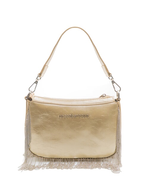 ROCCOBAROCCO FRINGES Bolso con asa y bandolera oro - Bolsos Mujer