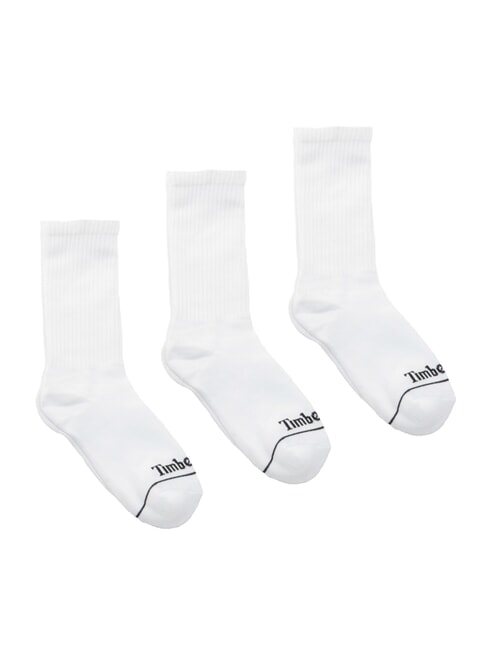 TIMBERLAND PAK CORE SPORT 3 pares de calcetines blanco - Calcetines de mujer