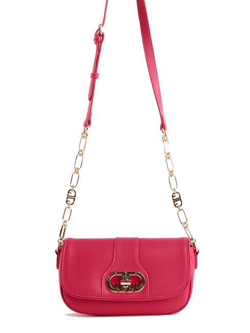 GAUDÌ DIANA Bolso con solapa y bandolera de cadena FUXIA - Bolsos Mujer