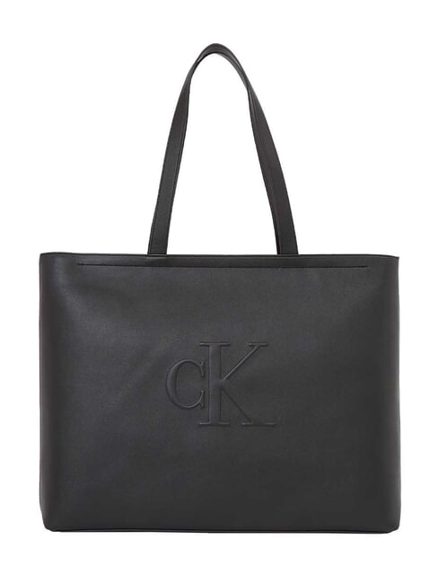 CALVIN KLEIN SCULPTED Slim Bolso de hombro En negro - Bolsos Mujer