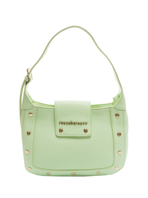 ROCCOBAROCCO GRACE Bolso de hombro con tachuelas verde - Bolsos Mujer