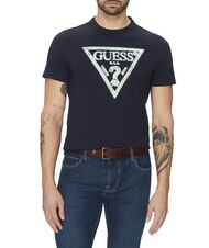 GUESS SS CN TRIANGLE Camiseta de algod&oacute;n smartblue - camiseta - 1