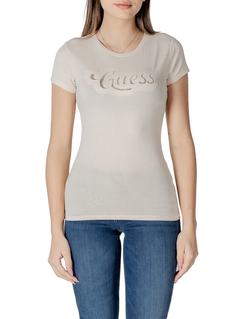 GUESS SS DOT LOGO R3  Camiseta de manga corta leonado - camiseta