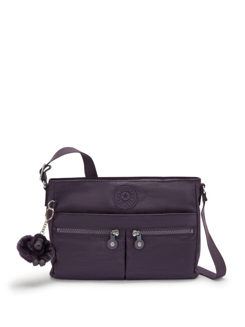 KIPLING NEW ANGIE Bolso bandolera multibolsillos ciruela suprema - Bolsos Mujer