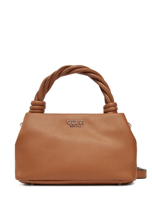GUESS SANSA Mini bolso de mano, con correa para el hombro COGNAC - Bolsos Mujer