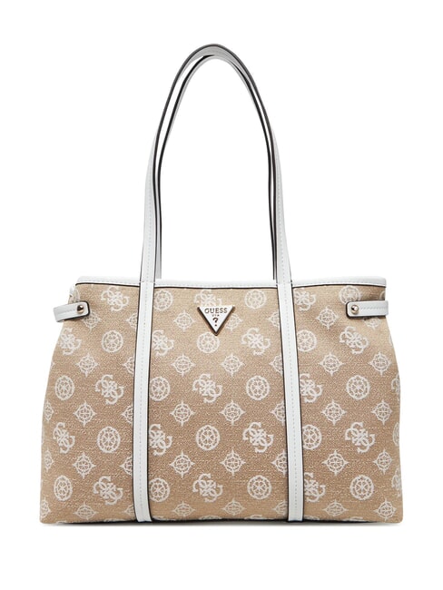 GUESS BEYZA  Bolso de hombro logotipo blanco - Bolsos Mujer