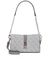 GUESS ZAMIRA  Bolso de hombro, con correa para el hombro logotipo de color topo oscuro - Bolsos Mujer - 1
