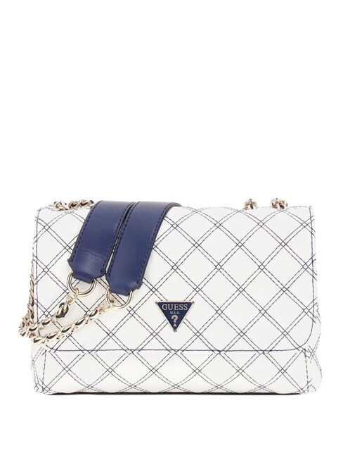 GUESS CRUISE  Mini bolso de hombro / bolso bandolera blanco/azul marino - Bolsos Mujer