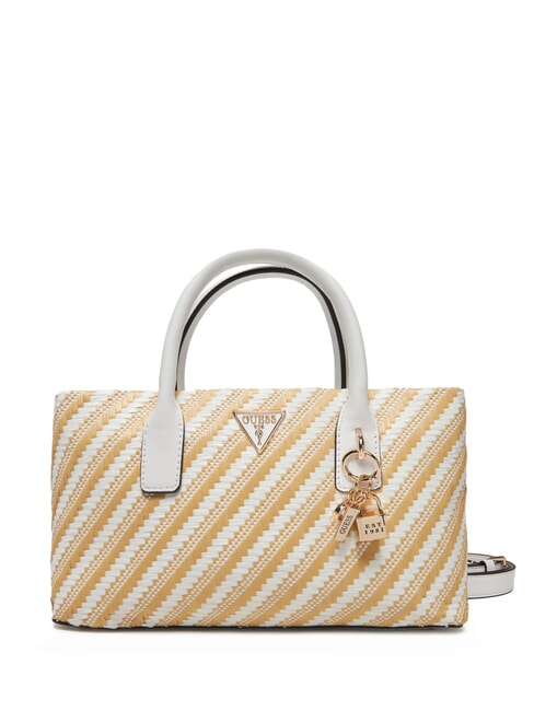 GUESS SIMONA  Bolso de mano, con bandolera blanco natural - Bolsos Mujer