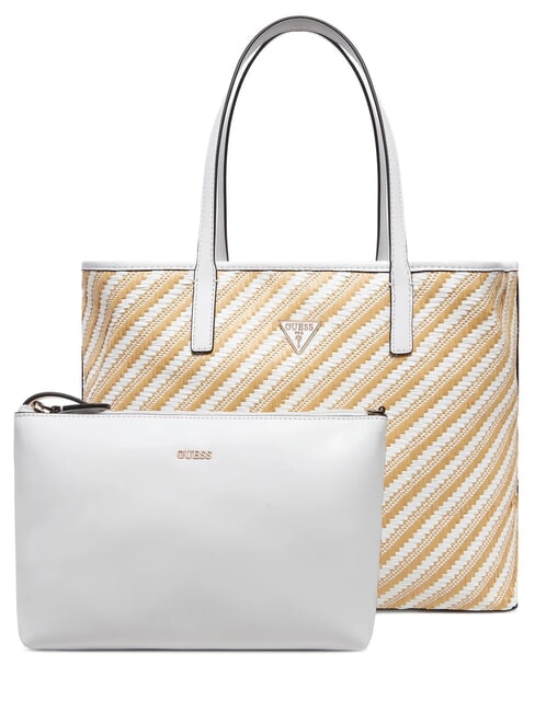 GUESS VIKKY II  Bolso de hombro blanco natural - Bolsos Mujer
