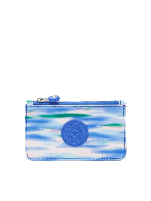 KIPLING CAMILO Tarjetero plano con cremallera azul diluido - Carteras Mujer