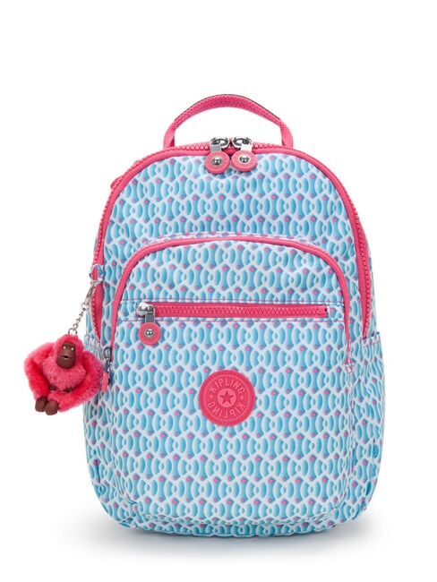 KIPLING SEOUL Mochila combinación geográfica de ensueño - Mochilas Escuela & Tiempo Libre
