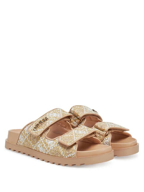 GUESS FADELIZZ  Sandalias CREMA - Zapatos Mujer